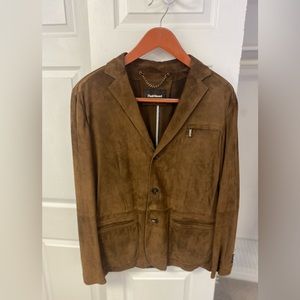 Paul Stuart Tobacco Suede Jacket